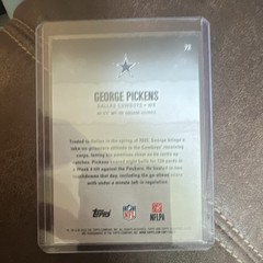 Topps 2025 Signature Class George Pickens #72 Cowboys Serial /225