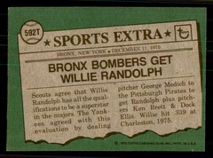 1976 Topps Traded #592T Willie Randolph Rookie RC New YOrk Yankees NM