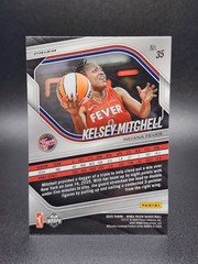 2025 Prizm WNBA – Prizm White Seismic Wave Kelsey Mitchell #35 Fever