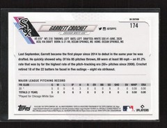 2021 Topps UK Edition #174 Garrett Crochet Chicago White Sox Rookie