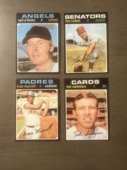 1971 TOPPS BASEBALL #401-714 EX COMPLETE YOUR SET FREE SHIPPING