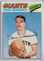 1977 Topps #97 Dave Heaverlo in EX Condition Giants
