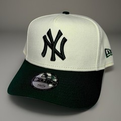New Era 9Forty A-Frame Snapback YOUTH Hat New York Yankees Adjustable Cap Green