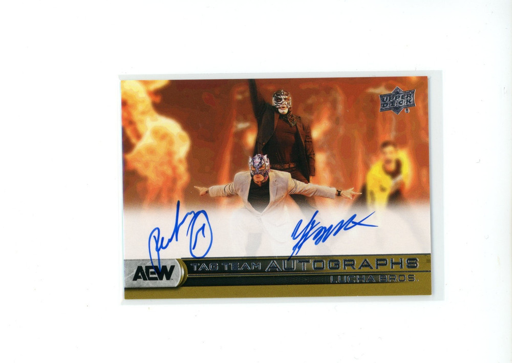 2024 UD Black Diamond AEW Lucha Bros Penta Rey Fenix AA-LB Update Autograph Auto