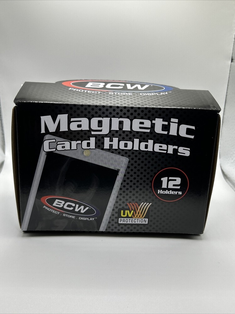 BCW Magnetic Card Holder 180pt Point with UV Protection – Box of 12 holders