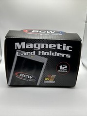 BCW Magnetic Card Holder 180pt Point with UV Protection – Box of 12 holders