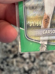 2025 Bowman Chrome – Carson Williams #BCP-234 Green Shimmer Refractor 31/99