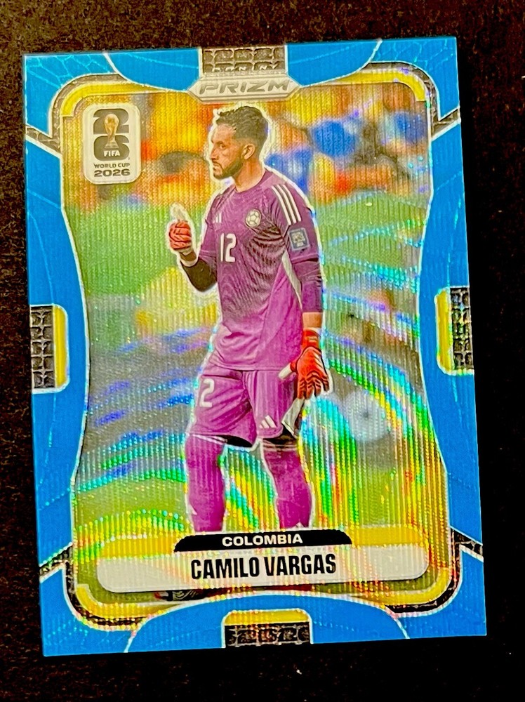 2026 Prizm FIFA World Cup FLUORESCENT BLUE PRIZM #D /225 Camilo Vargas COLOMBIA