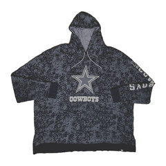 Size 5XL – DALLAS COWBOYS x FANATICS x NFL Mens Hoodie Camo Blackout *RARE* EUC