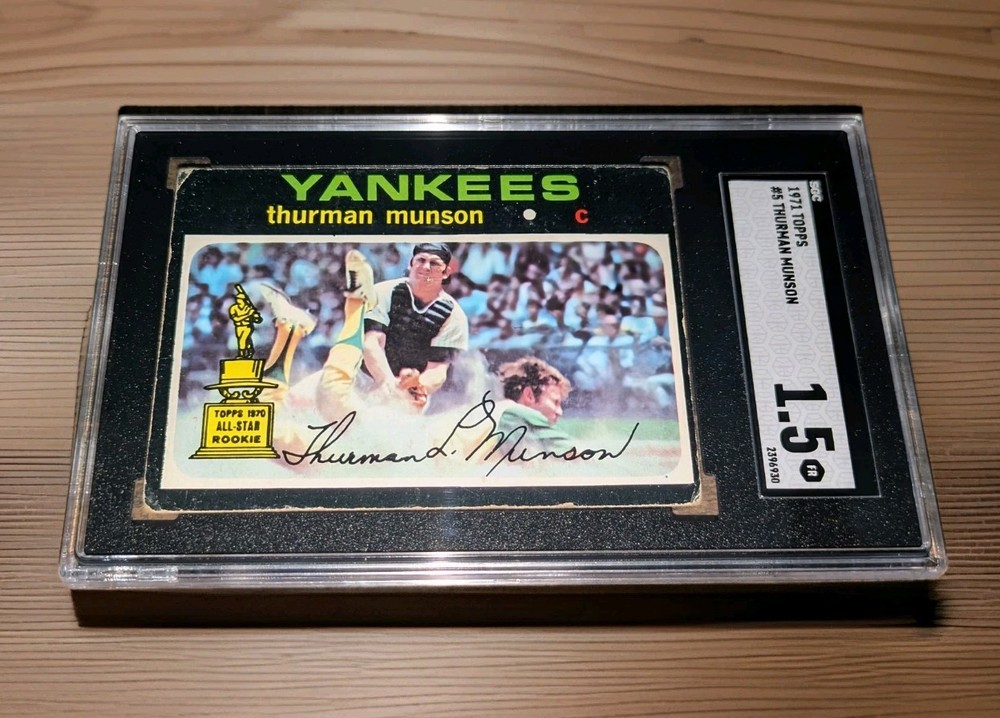SGC 1.5- 1971 Topps – Thurman Munson #5 New York Yankees