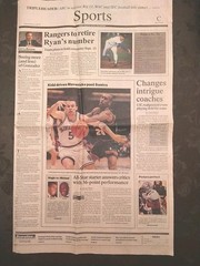 Emmitt Smith Souvenir Poster fr the Ft. Worth Star-Telegram newspaper Feb 2,1996