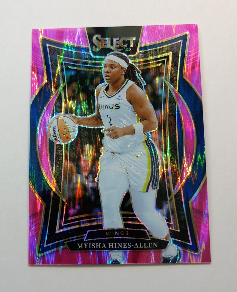 2025 WNBA PANINI SELECT MYISHA HINES-ALLEN PINK PRIZM #39 DALLAS WINGS