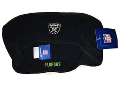 NFL Oakland Raiders Fleece Head Band /Ear Warmer-Black