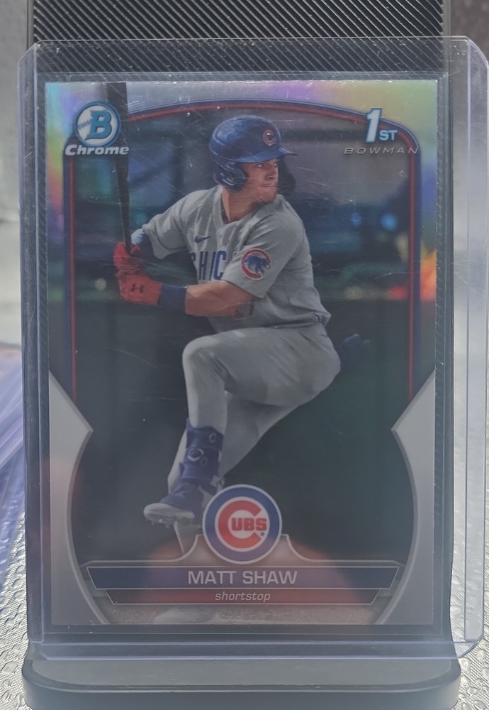 🔥2023 Bowman Draft – Chrome Matt Shaw #BDC-33 Refractor (RC)🔥