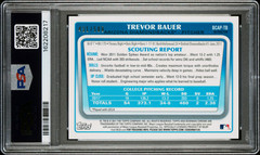 2011 Bowman Chrome Draft Trevor Bauer Refractor Auto /500 1st RC Rookie PSA 9