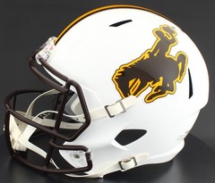 Wyoming Cowboys Riddell Speed Full Size Replica NCAA Football Helmet