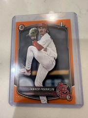 2025 Bowman Draft Tanner Franklin 1st Bowman Orange Paper /25- 🚀🚀 🔥🔥