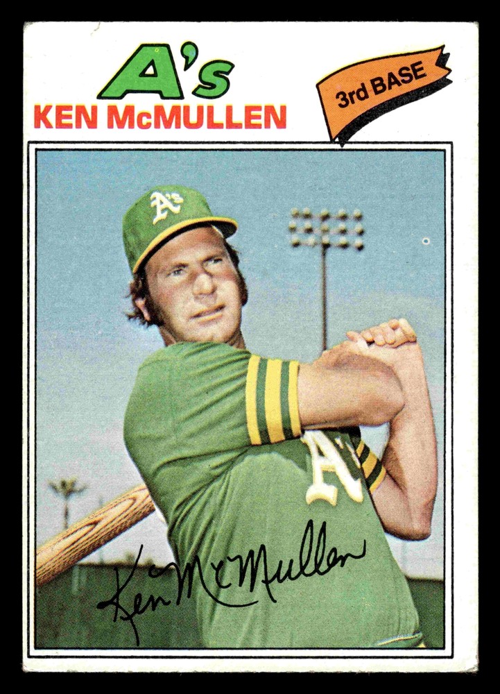 1977 Topps Ken McMullen #181 – Oakland Athletics
