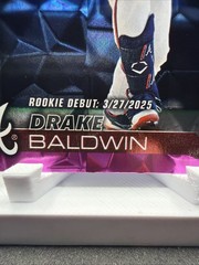 2025 Topps Update Series – Rookie Debut Drake Baldwin #US113 Pink Diamante Foil