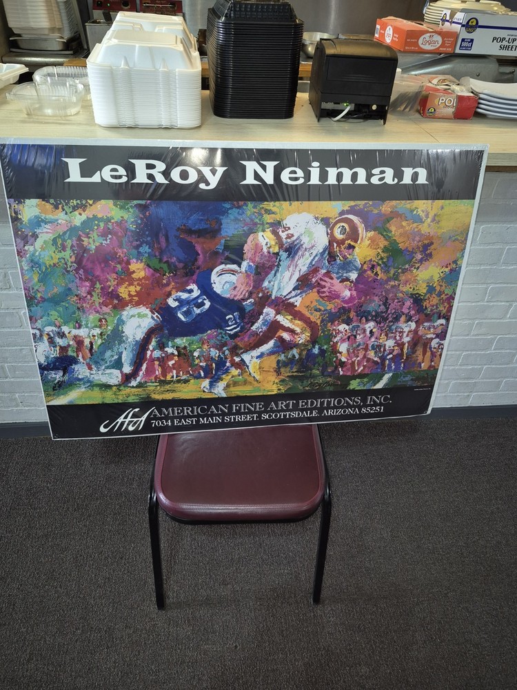 LEROY NEIMAN- RIGGIN&rsquo;S SUPER BOWL – AFA – ARIZONA 1996, 38X26