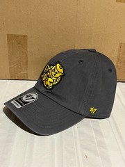 Michigan Wolverines NCAA &rsquo;47 Brand Throwback Navy Blue Clean Up Adjustable Hat