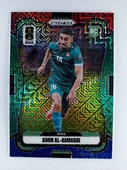 AMIR AL-AMMARI 2026 Prizm FIFA World Cup 454 RED GREEN BLUE MOJO PRIZM SP Rookie