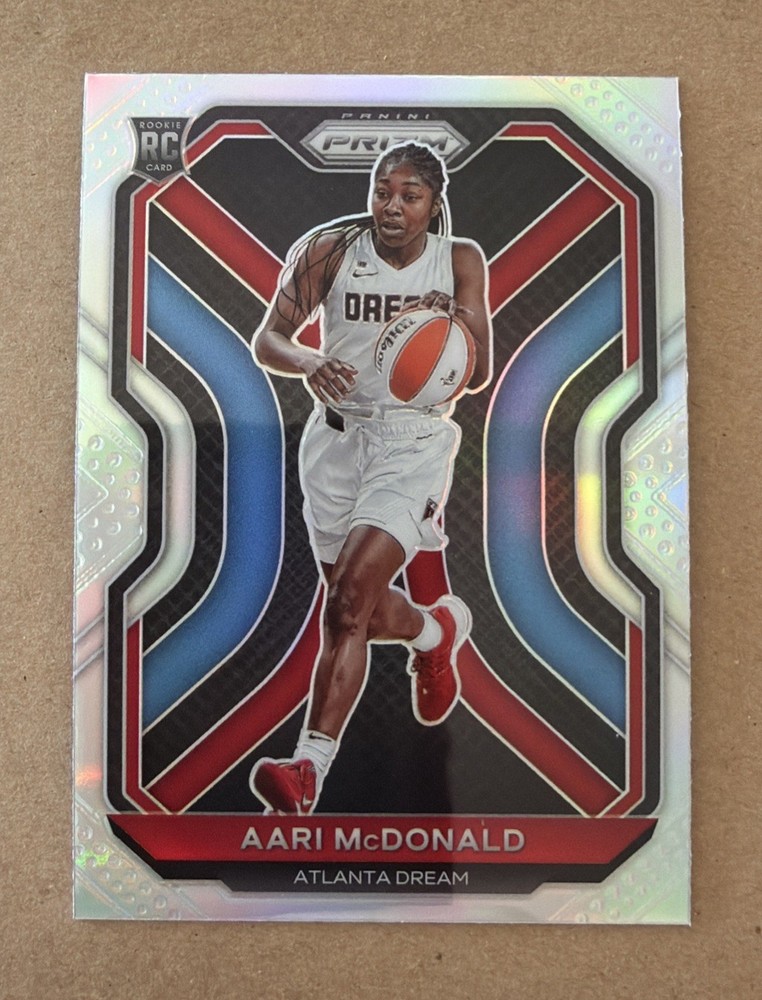 2021 Panini Prizm Silver WNBA #91 Aari McDonald RC Rookie Basketball Card