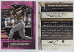2025 Topps Museum Collection Pink Sapphire 135/199 Rickey Henderson #70 HOF db5