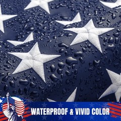 American Flag 3×5 Ft for Outside, Long Lasting, 36 inches x 60 inches, 3x5ft