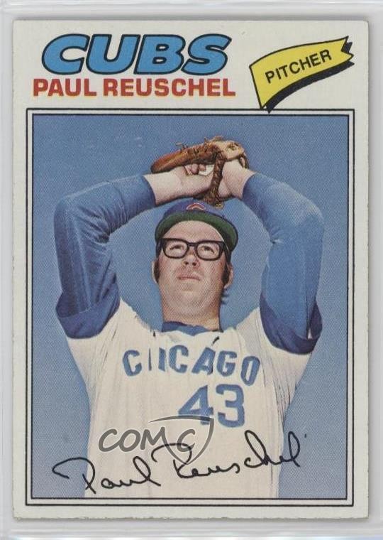 1977 Topps Paul Reuschel #333 Rookie RC uk2
