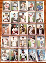 2021 Topps BOWMAN Chrome 1991 Throwback Refractor Insert SET of 25 Trout, Judge