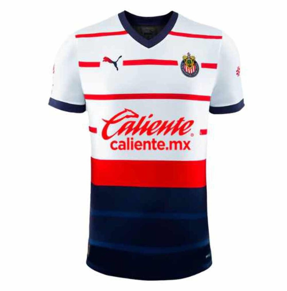 Puma Chivas DG 2023 -24 Away Jersey – White/Red/Navy