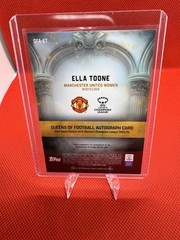 2025-26 Topps Chrome Womens UCC Ella Toone Auto Queens of Football MAN UTD