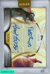 2025 TOPPS PIXAR GOLD REMY CHEF GUSTEAU#GDAOG GOLDEN DUO AUTO 12 OF 20