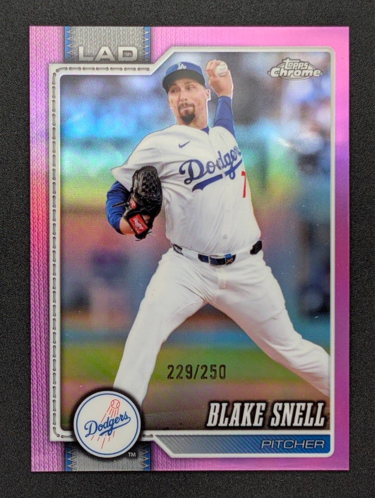 Topps Chrome 2026 Blake Snell LA Dodgers #278 Pink Serial Numbered /250