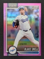 Topps Chrome 2026 Blake Snell LA Dodgers #278 Pink Serial Numbered /250