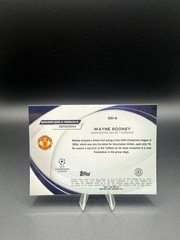 2023-24 Topps Chrome UEFA Club Competitions – Starball Debuts Wayne Rooney #SD-6