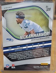 2025 Panini Prizm – Rookies Nick Emmanwori #320 Orange Ice Prizm (RC)