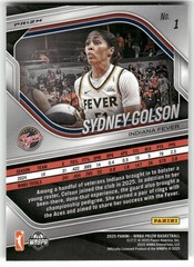 2025 Panini Prizm WNBA #1 Sydney Colson White Seismic Prizms