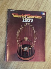 1977 World Series Official Program NY Yankees v LA Dodgers MLB Vintage