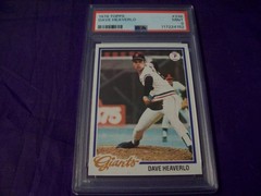 1978 TOPPS #338 DAVE HEAVERLO PSA 9