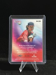 🔥2026 Leaf Vivid Chen-Wei Lin RC Auto Teal Laser /35 #BA-CWL