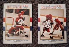 1991 Impel US Olympic Hall of Fame 1980 USA Hockey Team Complete 11 card set