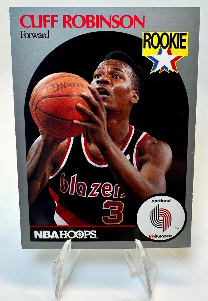 Cliff Robinson 1990 NBA Hoops #250 ROOKIE 💎40% OFF 8+💎 Portland Trail Blazers