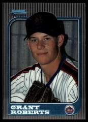 Grant Roberts 1997 Bowman Chrome #207 Mets MLB READ FREE SHIPPING AutographDen