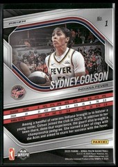 2025 Panini Prizm WNBA Sydney Colson #1 White Seismic Fever B1279