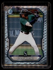 2026 Bowman Kendry Martinez #BCP-89 Chrome Reptilian Refractor Mariners