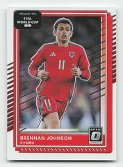 2025-26 Donruss Road to FIFA World Cup #1 Brennan Johnson Optic