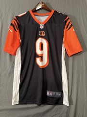 Joe Burrow Cincinnati Bengals Nike Dri-Fit Jersey Adult Small NFL #9 Black