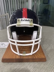 Vintage New York Giants Riddell Helmet Phone Telephone w/ Manual Excellent Cond
